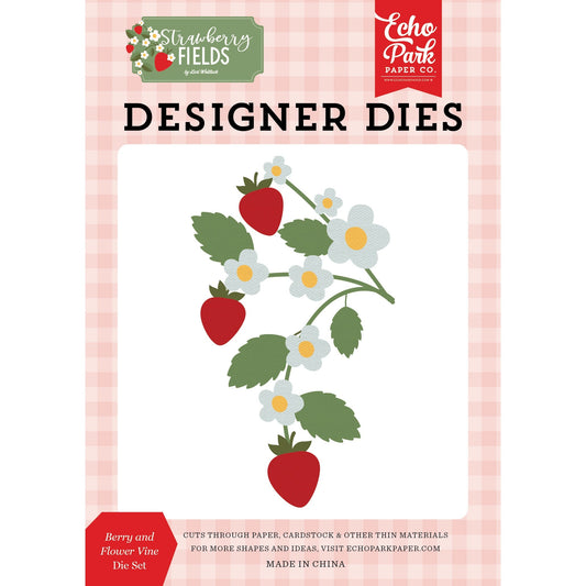 Echo Park Die Set -Berry And Flower Vine