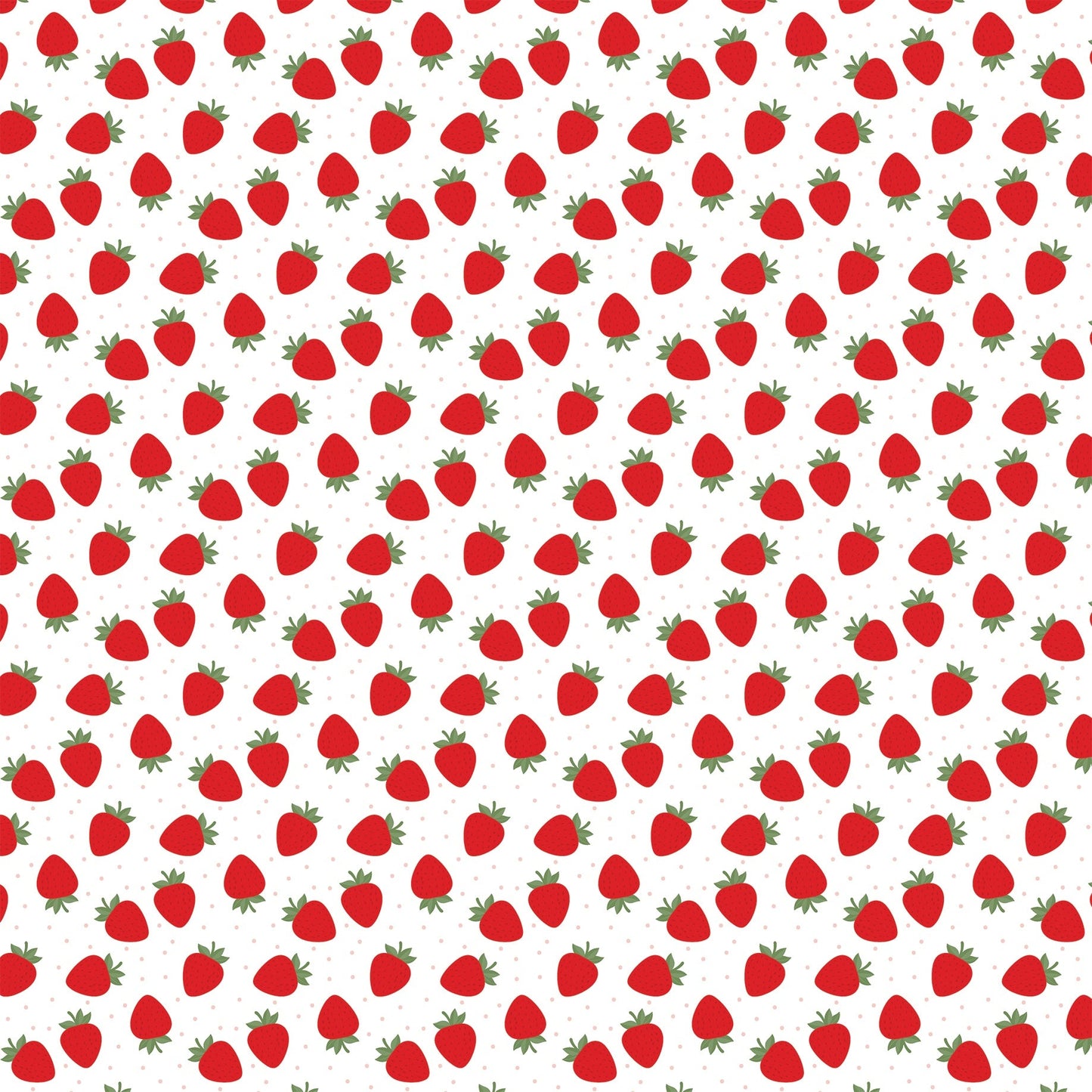 Echo Park Strawberry Fields Cardstock 12"X12"-Select Style