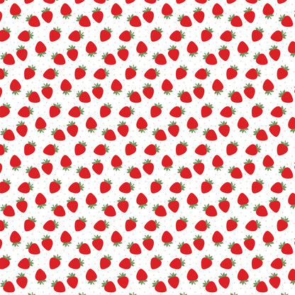 Echo Park Strawberry Fields Cardstock 12"X12"-Select Style