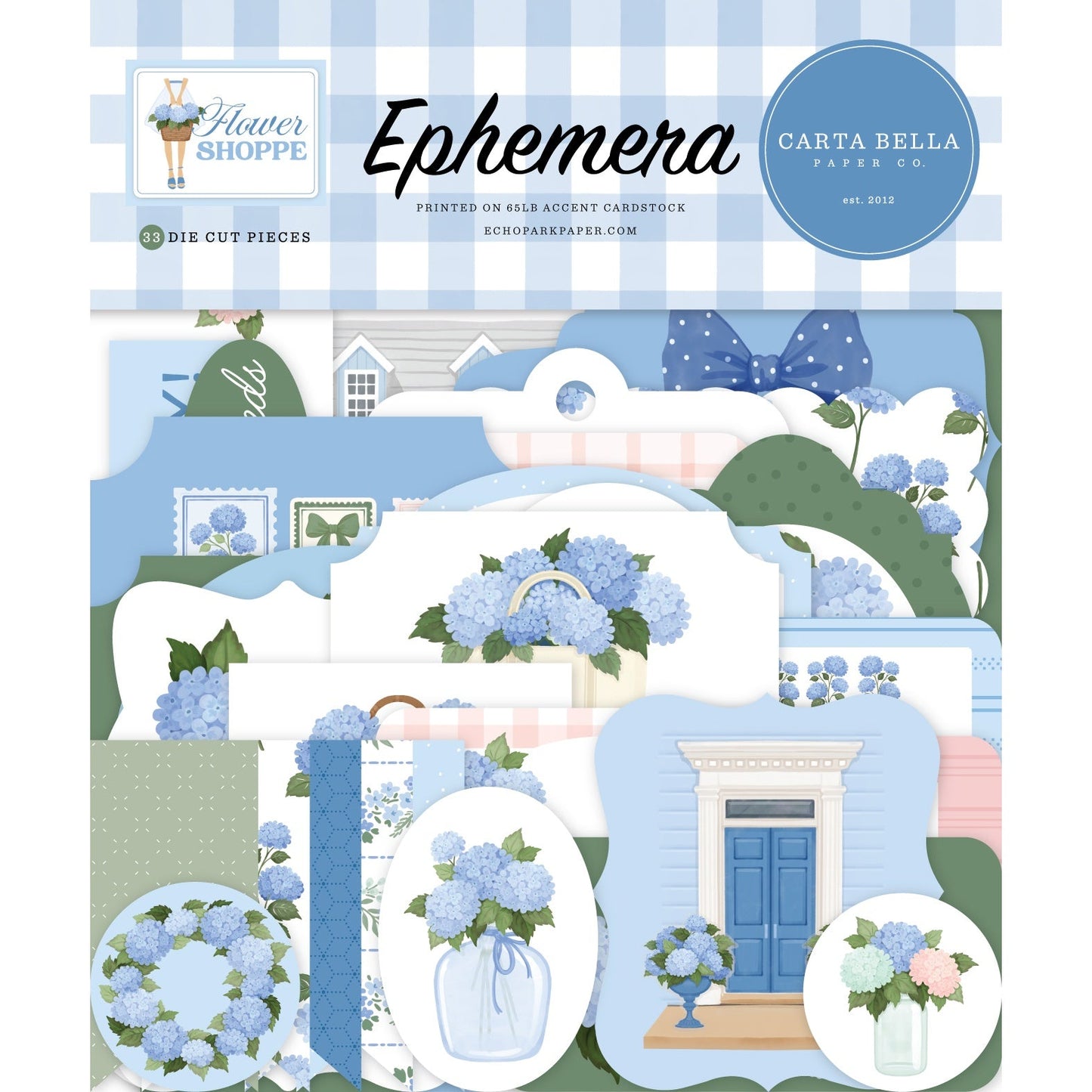 Carta Bella Ephemera-Flower Shoppe