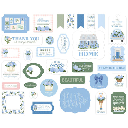 Carta Bella Ephemera-Flower Shoppe