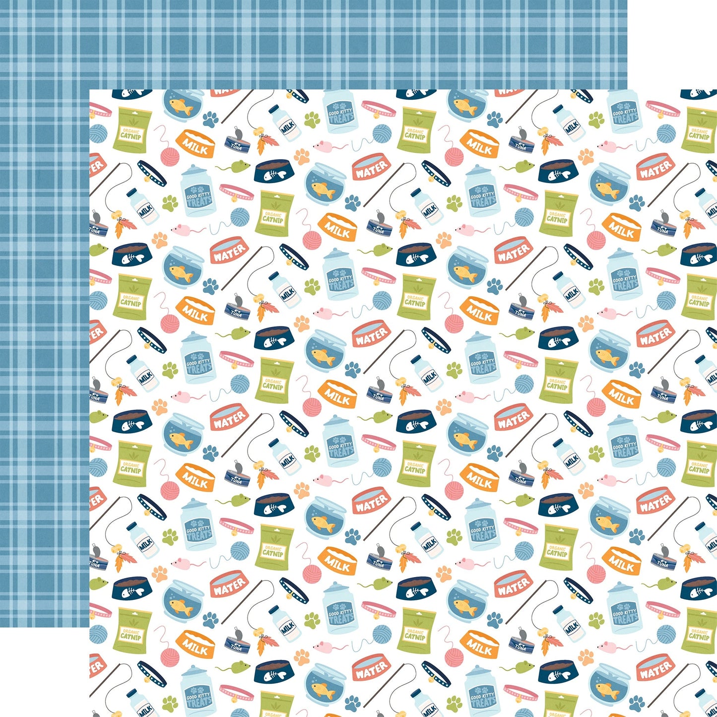 Echo Park Cat Lover Cardstock 12"X12"-Select Style