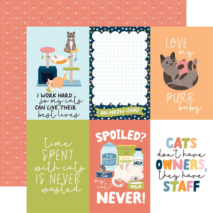 Echo Park Cat Lover Cardstock 12"X12"-Select Style