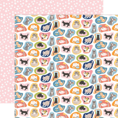 Echo Park Cat Lover Cardstock 12"X12"-Select Style