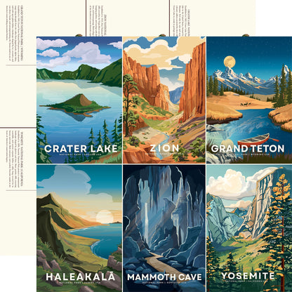 Carta Bella National Parks No. 2 Cardstock 12"X12" - Select Style
