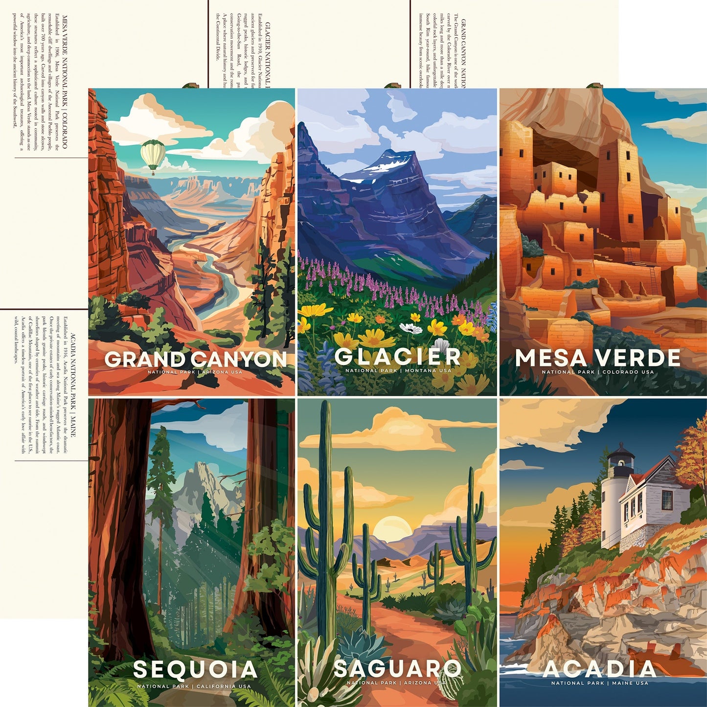 Carta Bella National Parks No. 2 Cardstock 12"X12" - Select Style