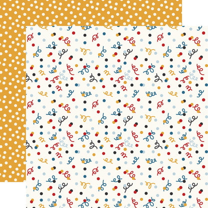 Echo Park Mouse And Me Birthday Cardstock 12"X12"-Select Style