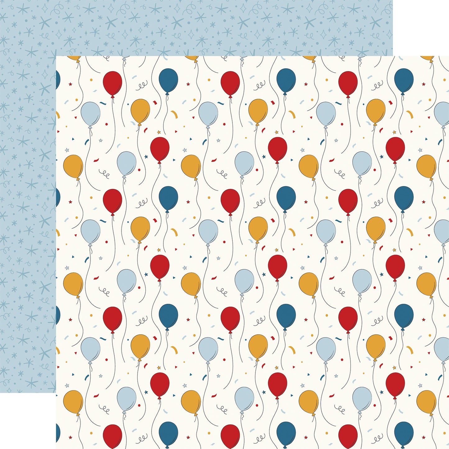 Echo Park Mouse And Me Birthday Cardstock 12"X12"-Select Style