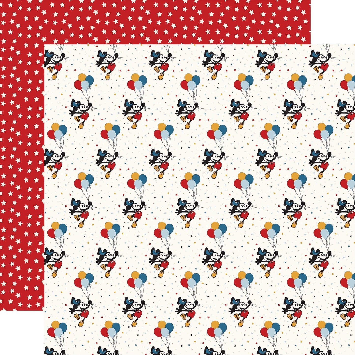 Echo Park Mouse And Me Birthday Cardstock 12"X12"-Select Style