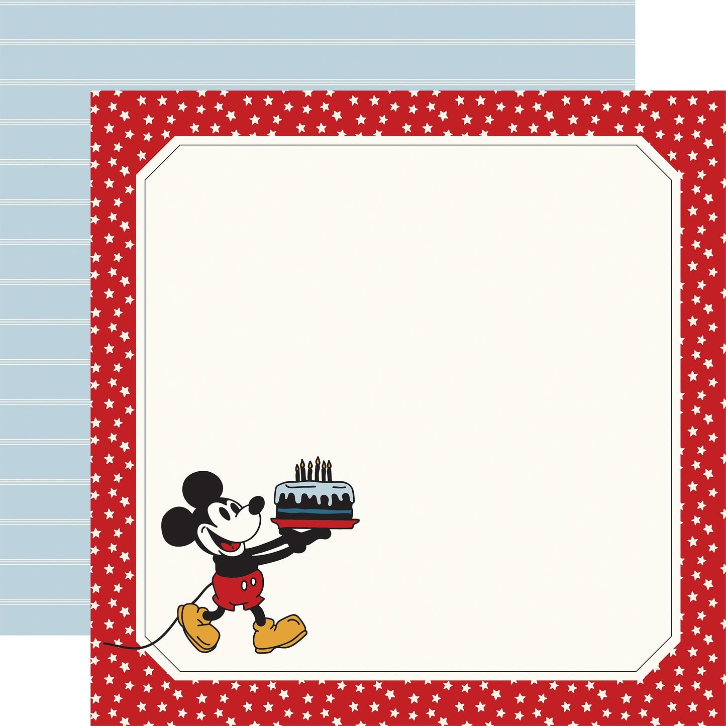 Echo Park Mouse And Me Birthday Cardstock 12"X12"-Select Style