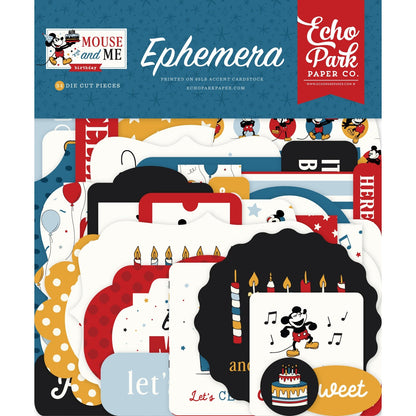 Echo Park Ephemera-Mouse and Me Birthday