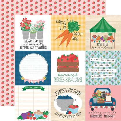 Echo Park Freshly Picked Cardstock 12"X12"-Select Style