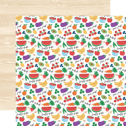 Echo Park Freshly Picked Cardstock 12"X12"-Select Style