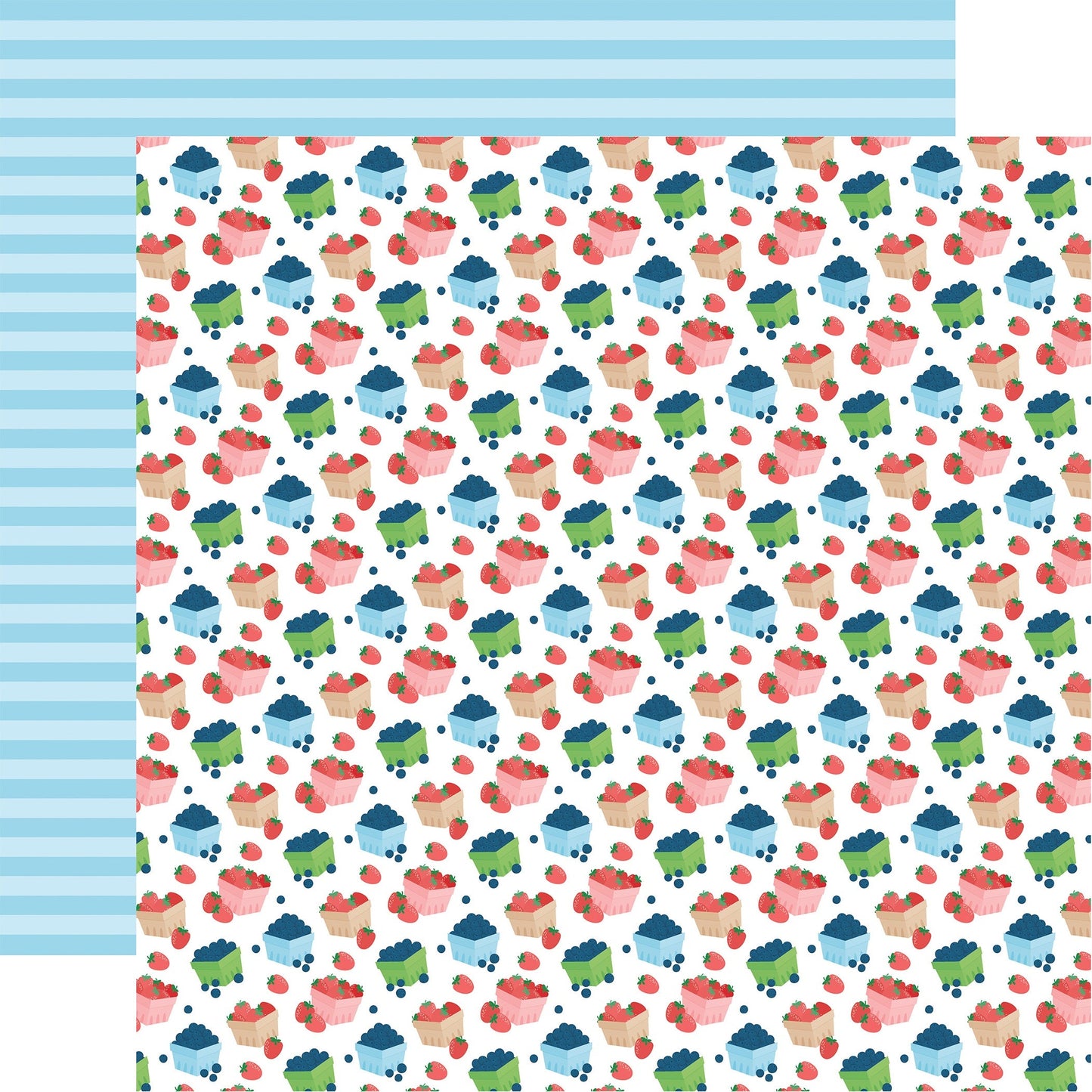 Echo Park Freshly Picked Cardstock 12"X12"-Select Style
