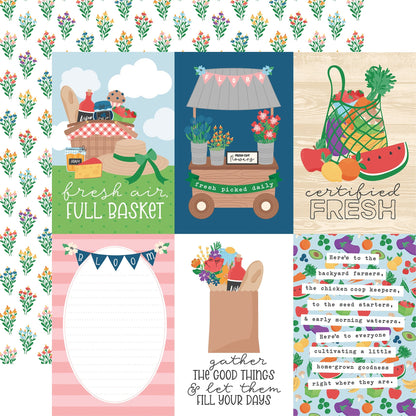 Echo Park Freshly Picked Cardstock 12"X12"-Select Style