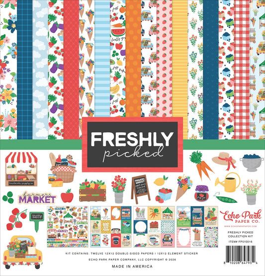 Echo Park Collection Kit 12"X12"-Freshly Picked