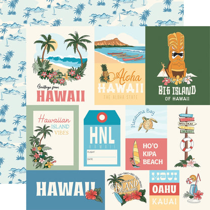 Carta Bella Hawaii Double-Sided Cardstock 12"X12"-Select Style