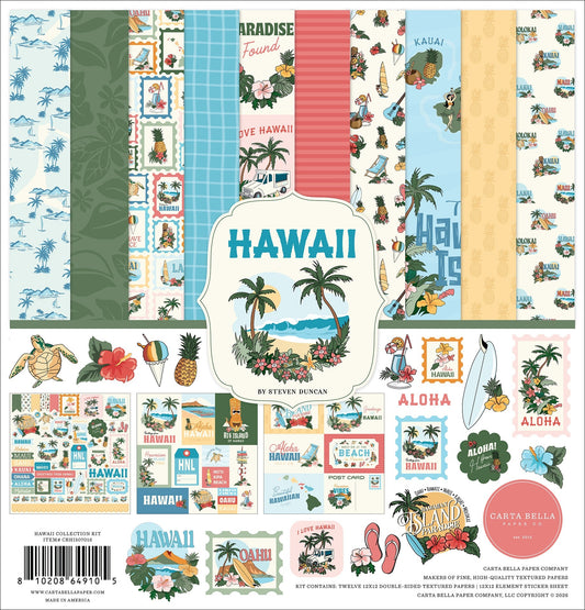 Carta Bella Collection Kit 12"X12"-Hawaii