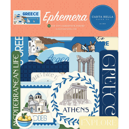 Carta Bella Ephemera-Greece