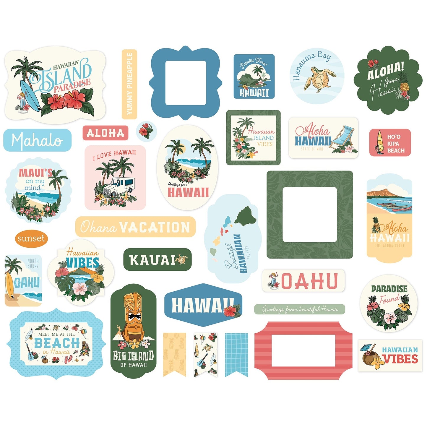 Carta Bella Ephemera-Hawaii