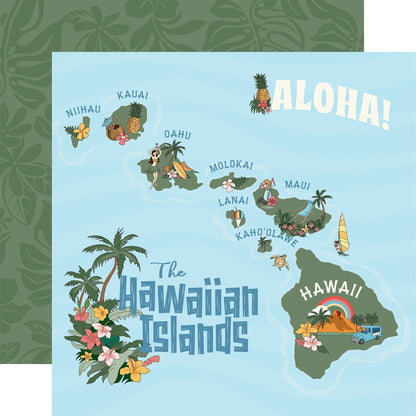 Carta Bella Hawaii Double-Sided Cardstock 12"X12"-Select Style