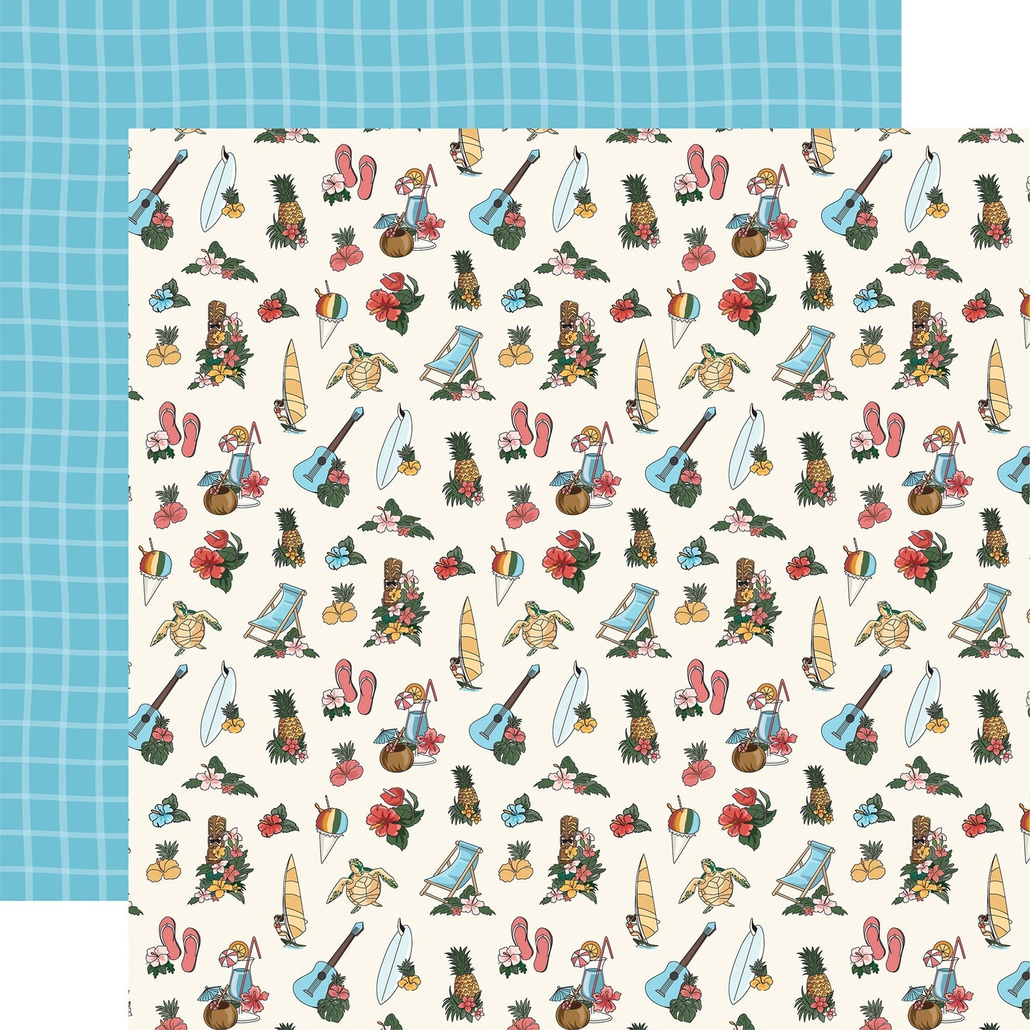 Carta Bella Hawaii Double-Sided Cardstock 12"X12"-Select Style