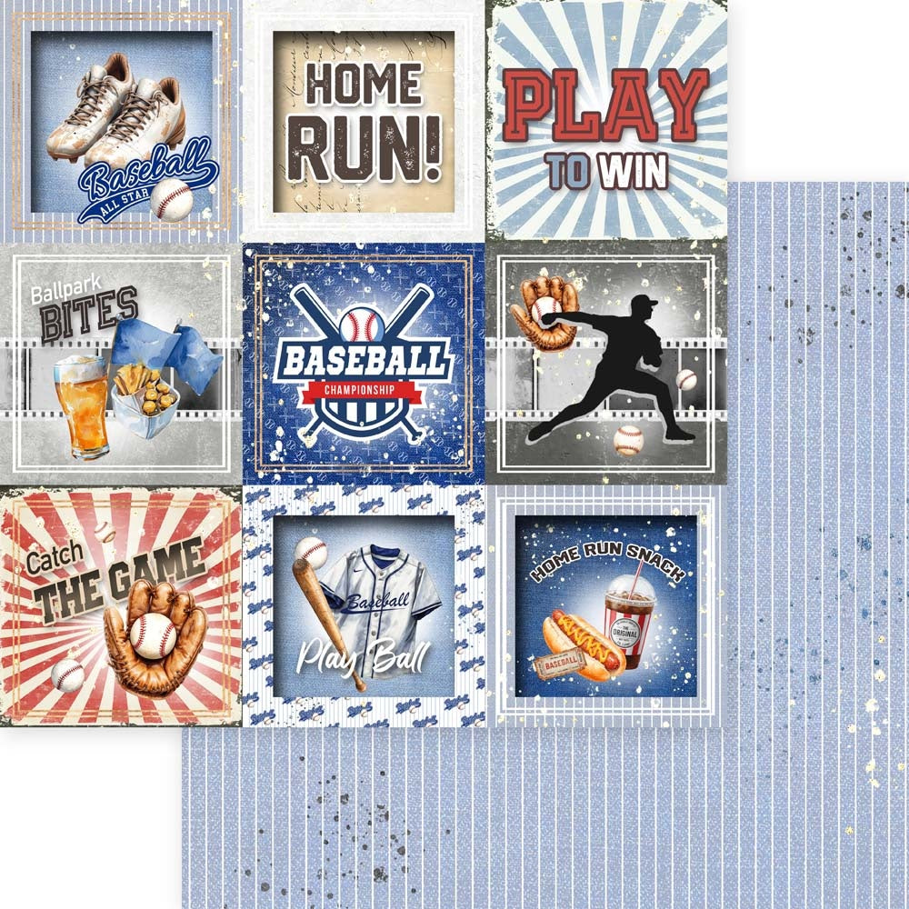 Memory Place Collection Pack 12"X12"-Baseball