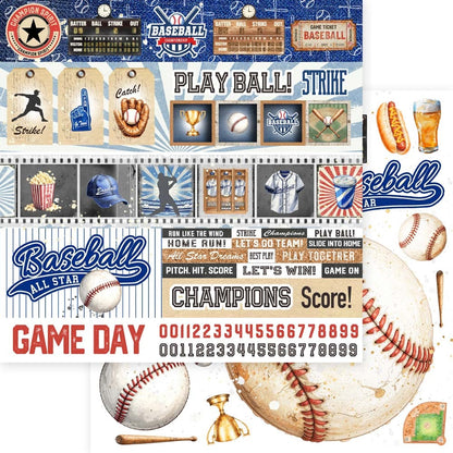 Memory Place Collection Pack 12"X12"-Baseball