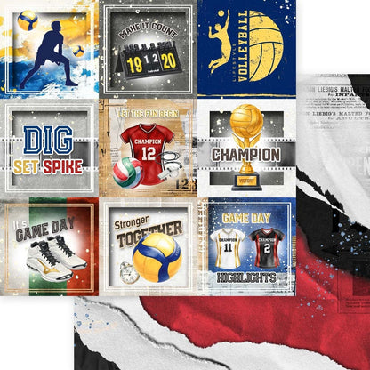 Memory Place Collection Pack 12"X12"-Volleyball