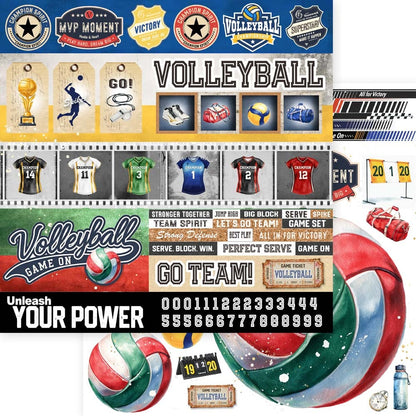 Memory Place Collection Pack 12"X12"-Volleyball