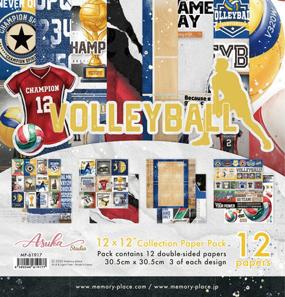 Memory Place Collection Pack 12"X12"-Volleyball