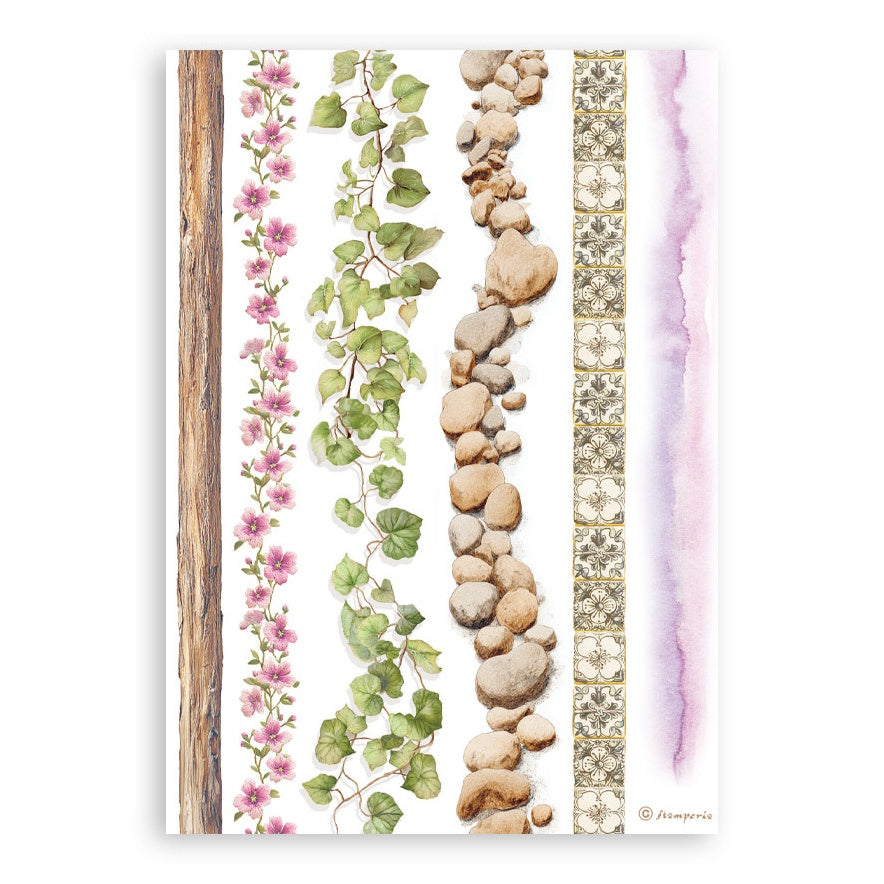 Stamperia A5 Washi Pad 8/Pkg-All Around