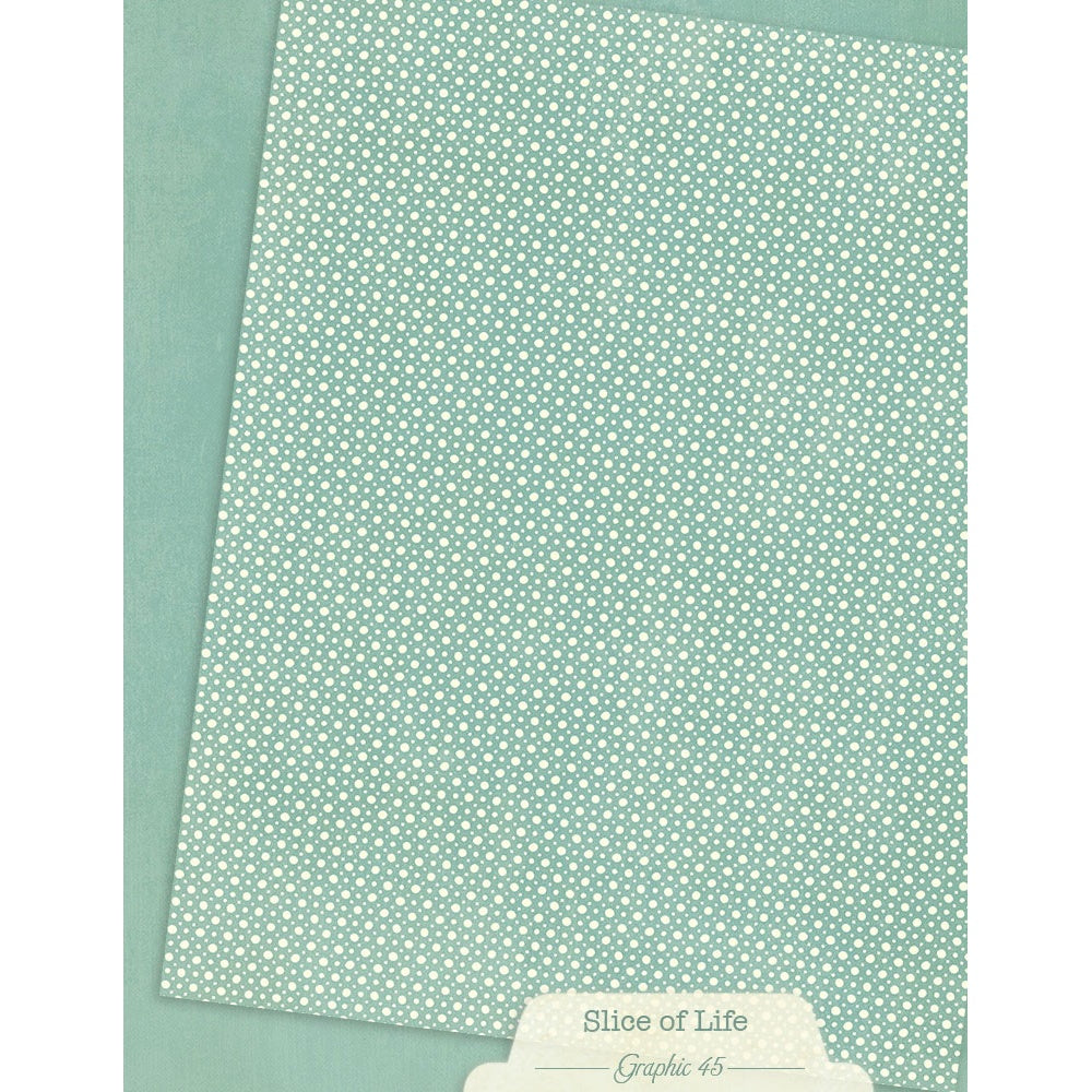 Graphic 45 Patterns & Solids Collection Pack 8.5"X11"-Slice of Life