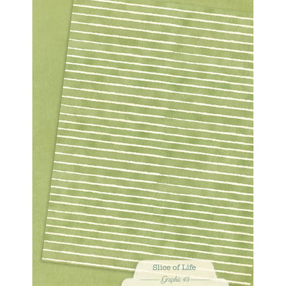 Graphic 45 Patterns & Solids Collection Pack 8.5"X11"-Slice of Life