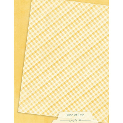 Graphic 45 Patterns & Solids Collection Pack 8.5"X11"-Slice of Life