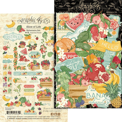 Graphic 45 Ephemera Set-Slice of Life