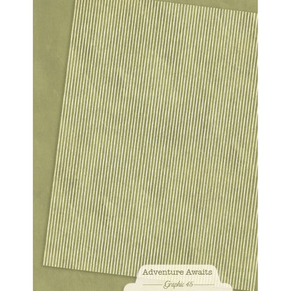 Graphic 45 Patterns & Solids Collection Pack 8.5"X11"-Adventure Awaits