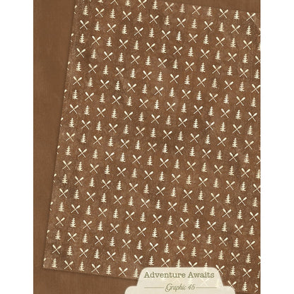 Graphic 45 Patterns & Solids Collection Pack 8.5"X11"-Adventure Awaits