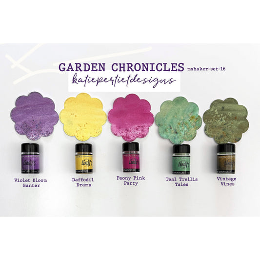 Lindy's Stamp Gang Magical Shaker 2.0 Set 5/Pkg-Garden Chronicles