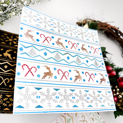Christmas Sweater Layered Stencil - 7.25 x 7.5