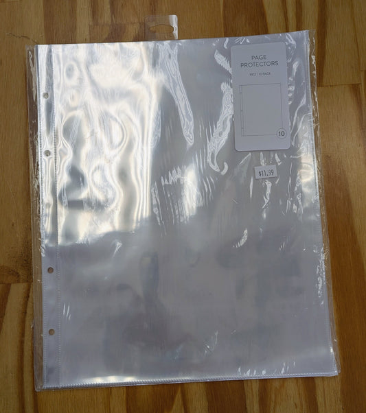 9 x 12 Page Protectors - 1B (10 Pack)