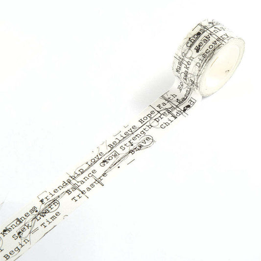 AALL & Create Washi Tape - #40 Wordline