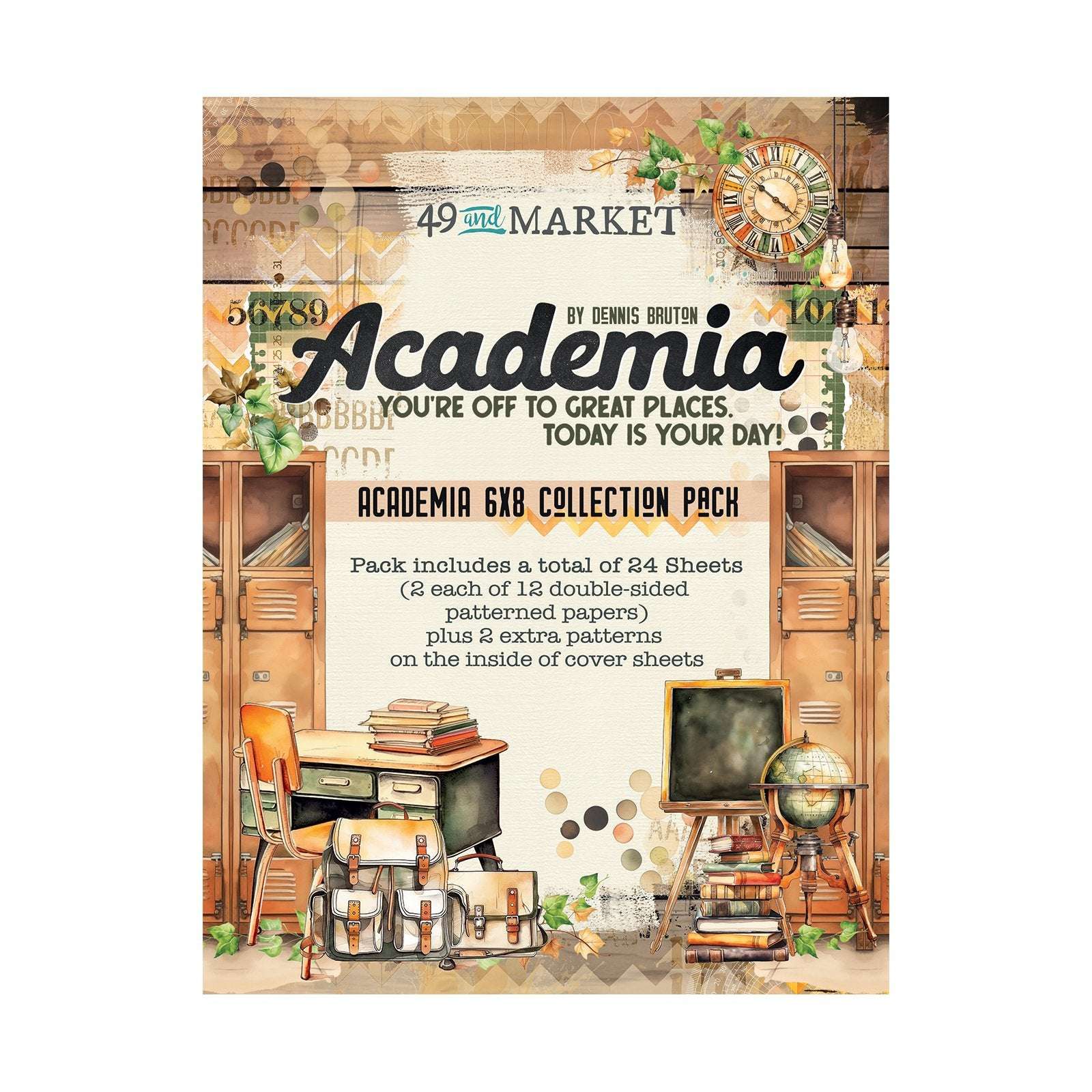 49 And Market Collection Pack 6"X8"-Academia