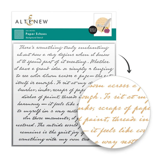 Altenew Paper Echoes Stencil
