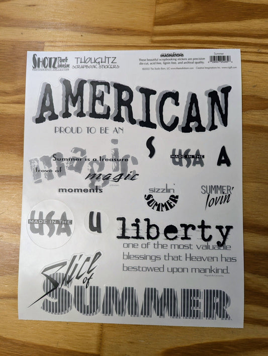 American Scrapbooking Stickers
