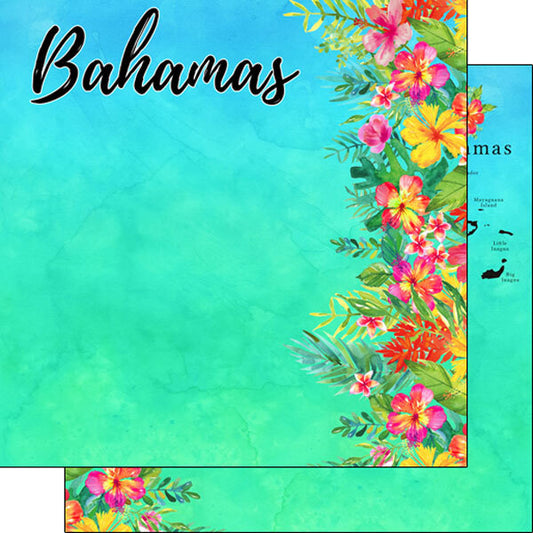 Bahamas Getaway 12 x 12 paper