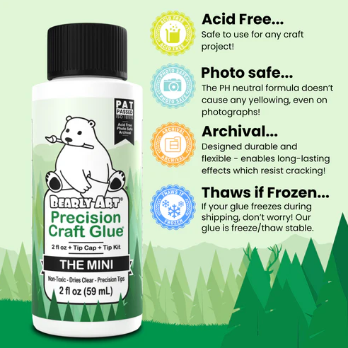 Bearly Art Precision Craft Glue - THE MINI
