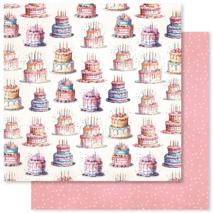 Birthday Fun Basics B 12 x 12 Paper