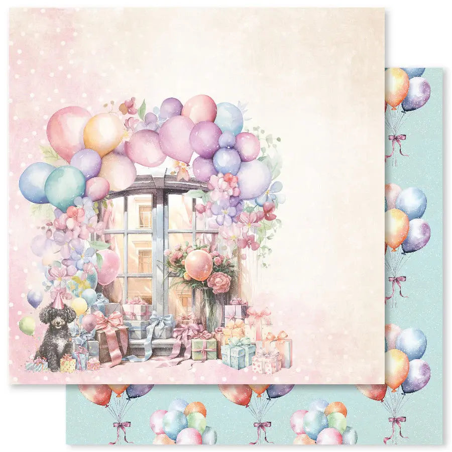Birthday Fun Basics C 12 x 12 Paper