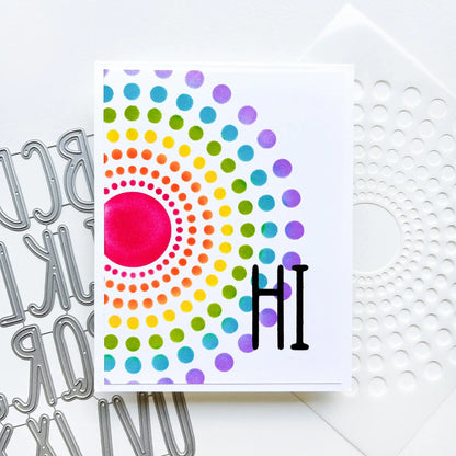 Catherine Pooler Circle Burst Stencil